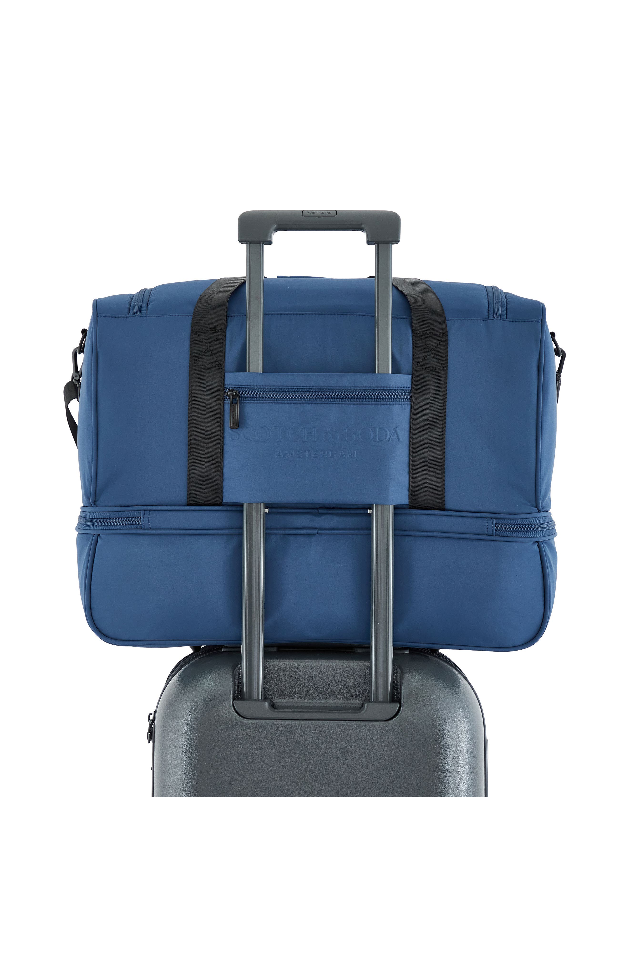 Scotch & Soda Eindhoven Two-Section Weekender Bag, Alternate, color, Ocean Blue