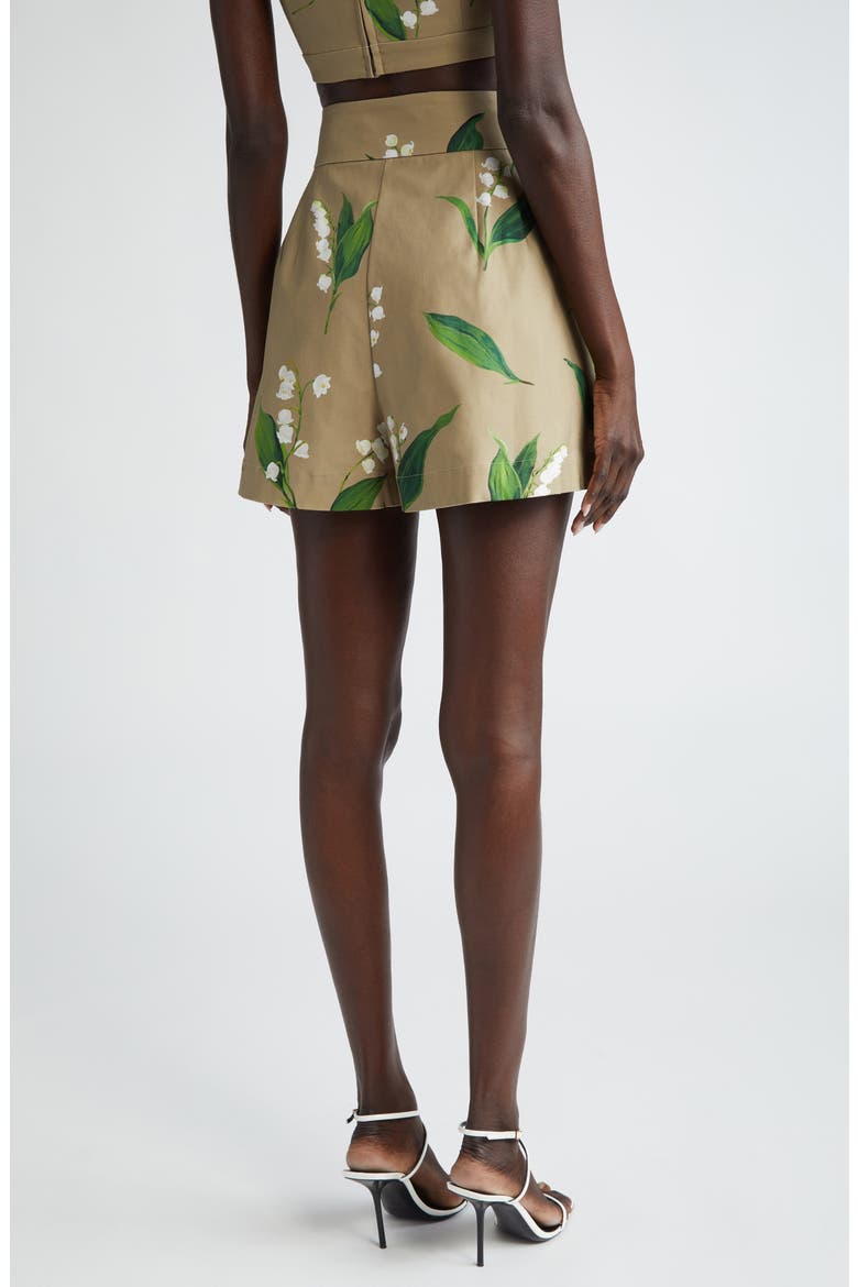 Lily of the Valley Stretch Twill Shorts, Alternate, color, WHITE/ KHAKI