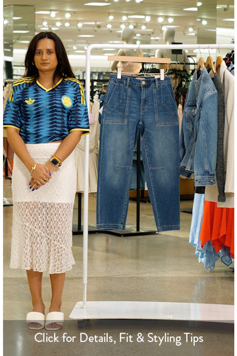 Ashton High Waist Crop Barrel Jeans video