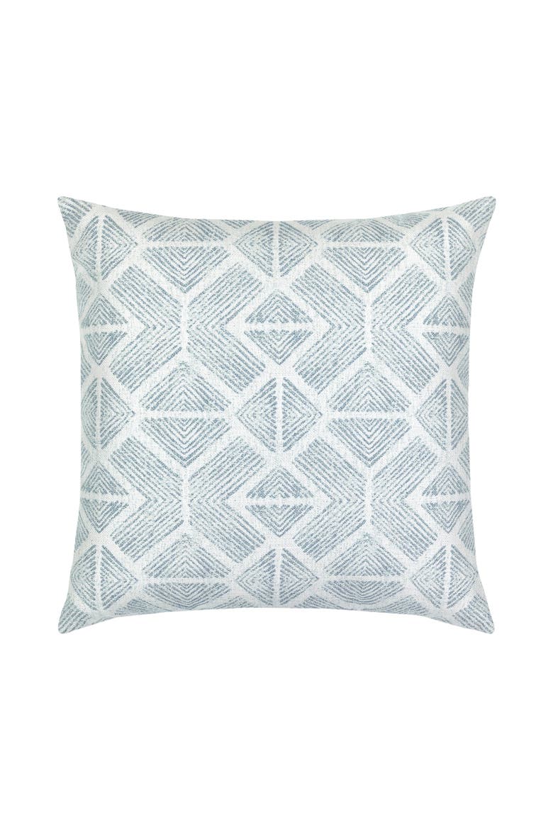 Bakuba Indoor & Outdoor Woven Accent Pillow, Main, color, Stream
