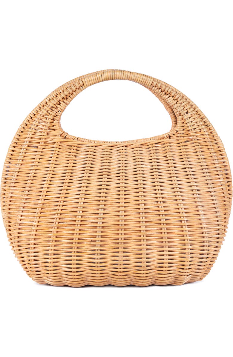 Jelavu Ayla Woven Rattan Top Handle Bag, Main, color,