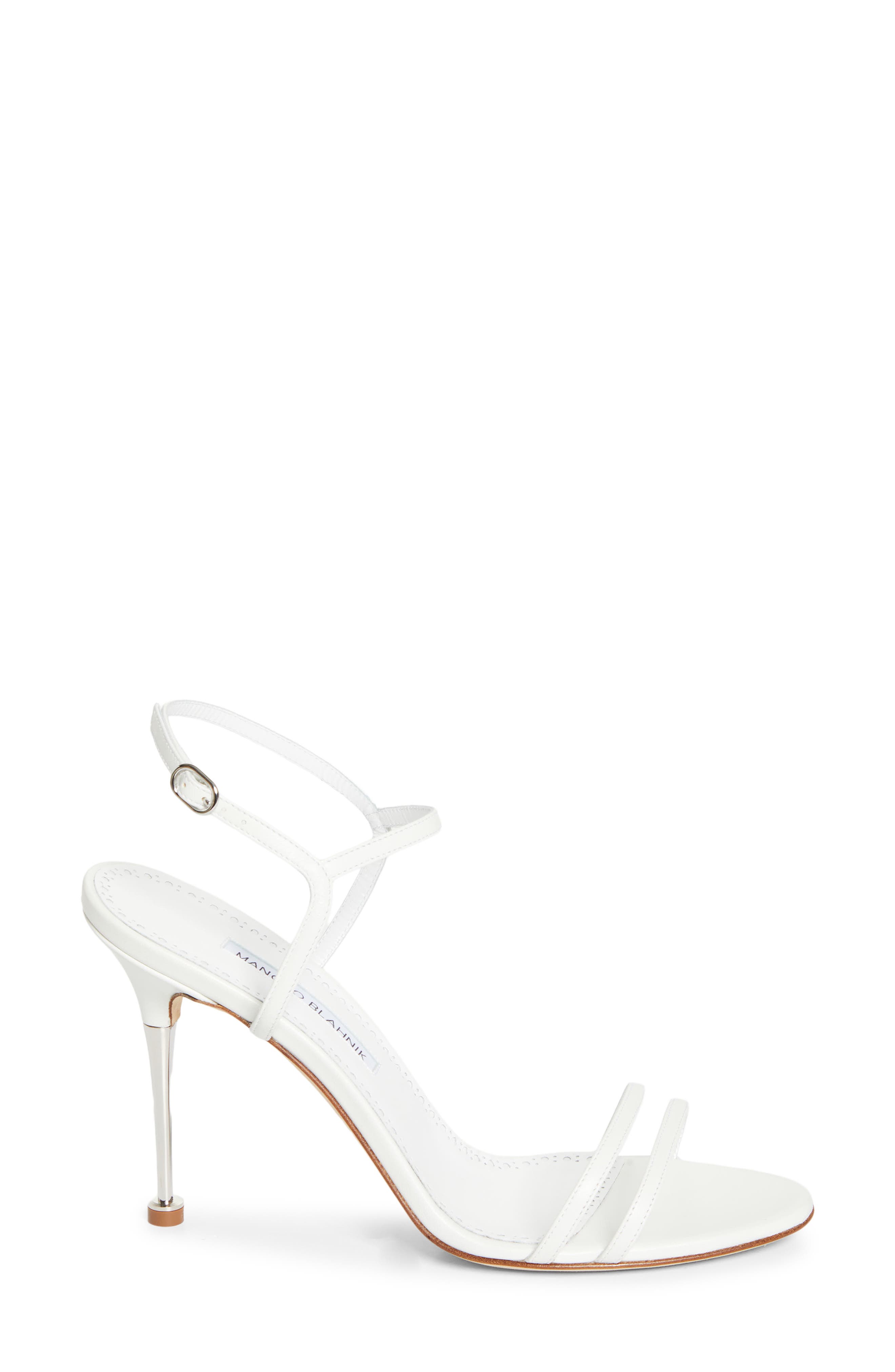 Manolo Blahnik Ciagapla Sandal, Alternate, color, Whit1012