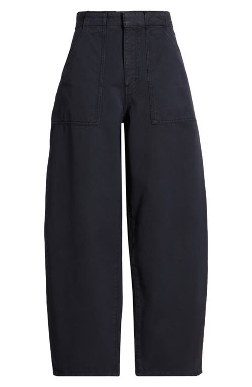 Frame The Barrel Ankle Pants In Blue