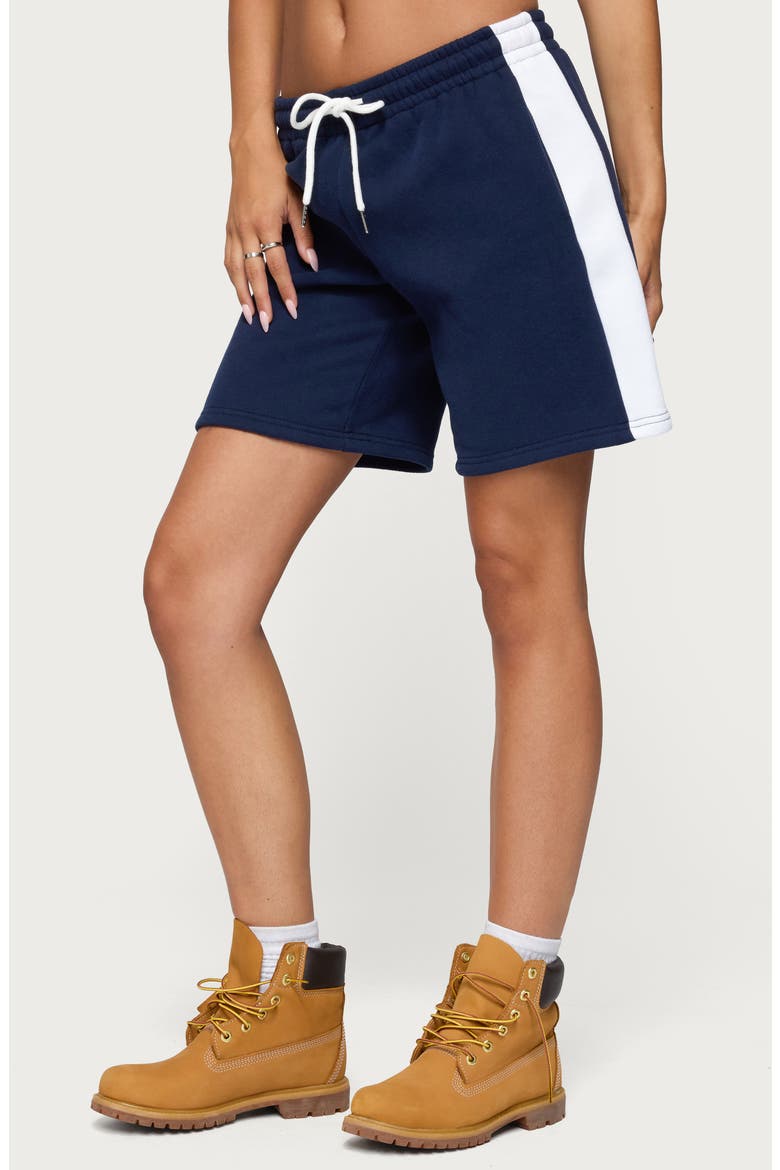 Drawstring Bermuda Shorts, Alternate, color, NAVY