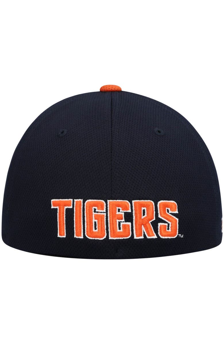 TOP OF THE WORLD Men's Top of the World Navy/Orange Auburn Tigers Two-Tone Reflex Hybrid Tech Flex Hat, Alternate, color, Navy