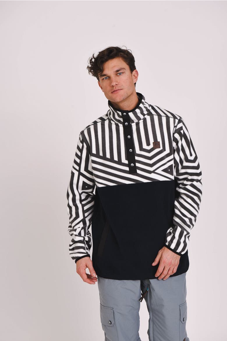 Fall Line Fleece Black - Men's, Main, color, BLACK