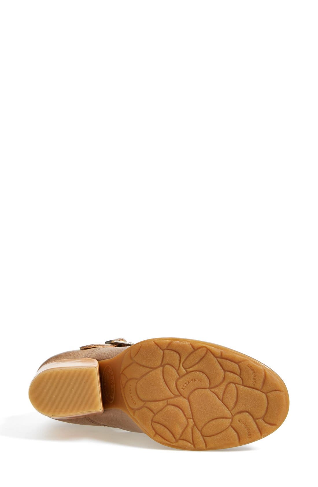 'Stina' Leather Bootie, Alternate, color, VAPOR GREY