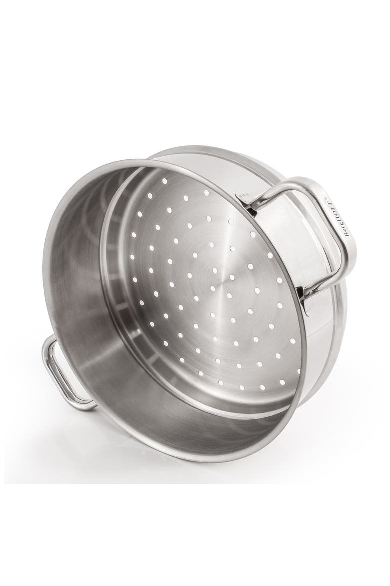 Stainless Steel 18/10 9.5" Steamer, Alternate, color, SILVER