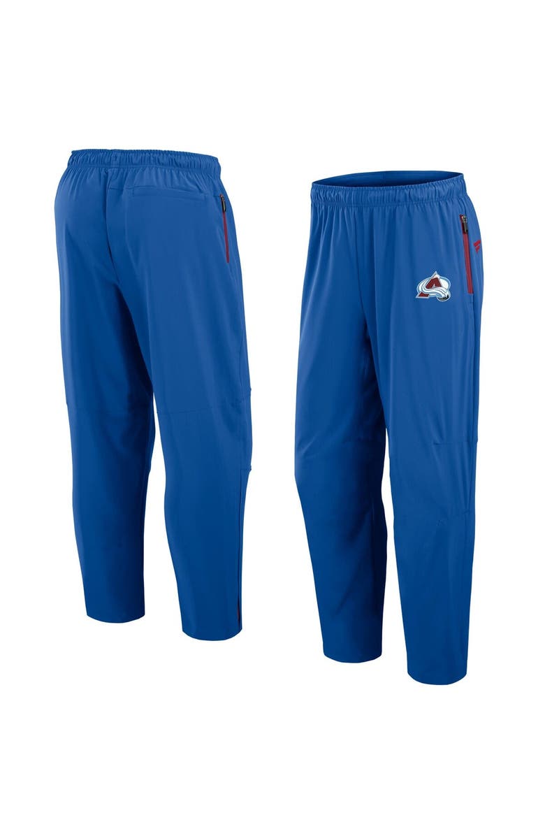 FANATICS Men's Fanatics Blue Colorado Avalanche Authentic Pro Rink Pants, Main, color, 
