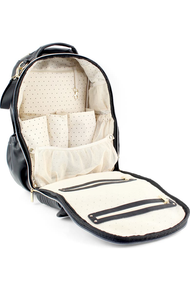Itzy Ritzy Boss Faux Leather Diaper Bag, Alternate, color,