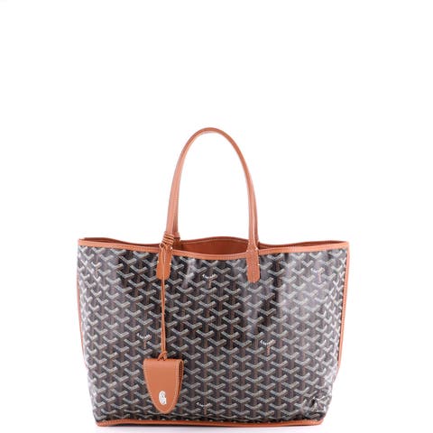 Anjou Reversible Tote Coated Canvas PM