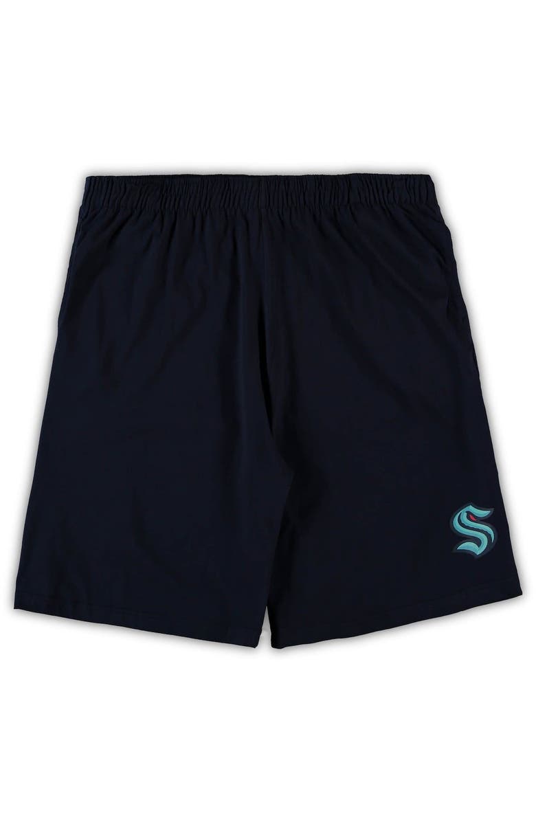 CONCEPTS SPORT Men's Concepts Sport Deep Sea Blue/Heathered Charcoal Seattle Kraken Big & Tall T-Shirt & Shorts Sleep Set, Alternate, color, Navy