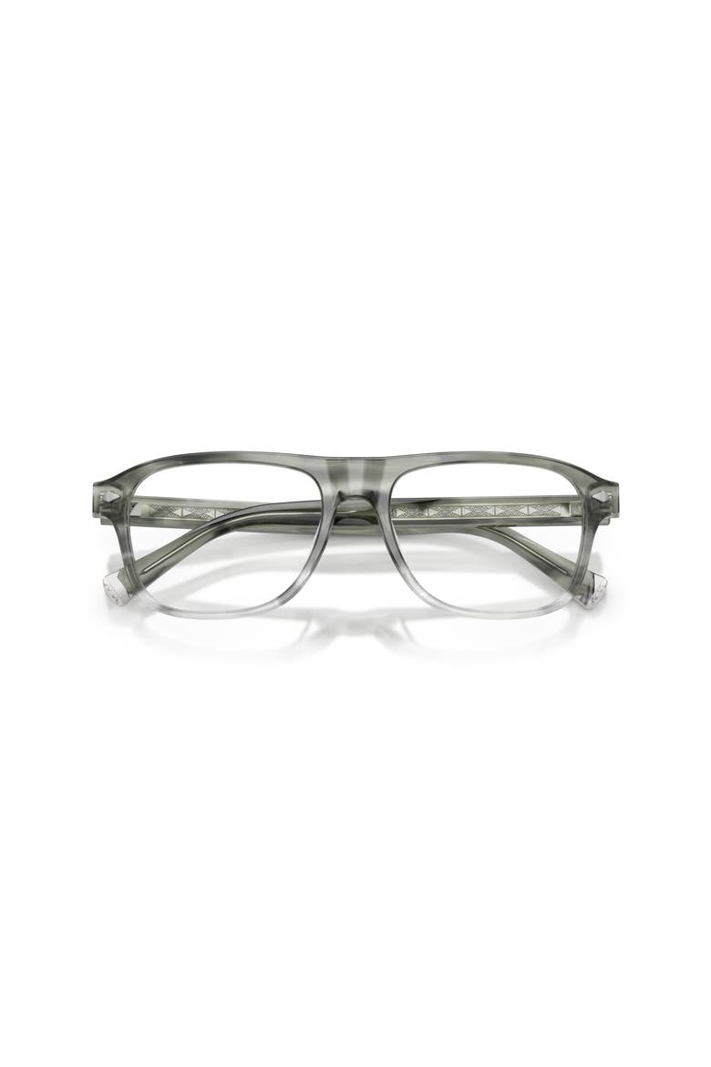 55mm Rectangle optical glasses, Alternate, color, Grey
