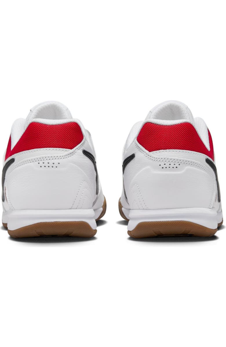 Nike Gato Soccer Sneaker, Alternate, color, White/ Black/ Red/ Dark Brown