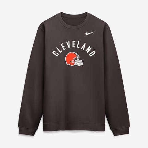 Men's Nike Brown Cleveland Browns Primetime Club Sweatshirt