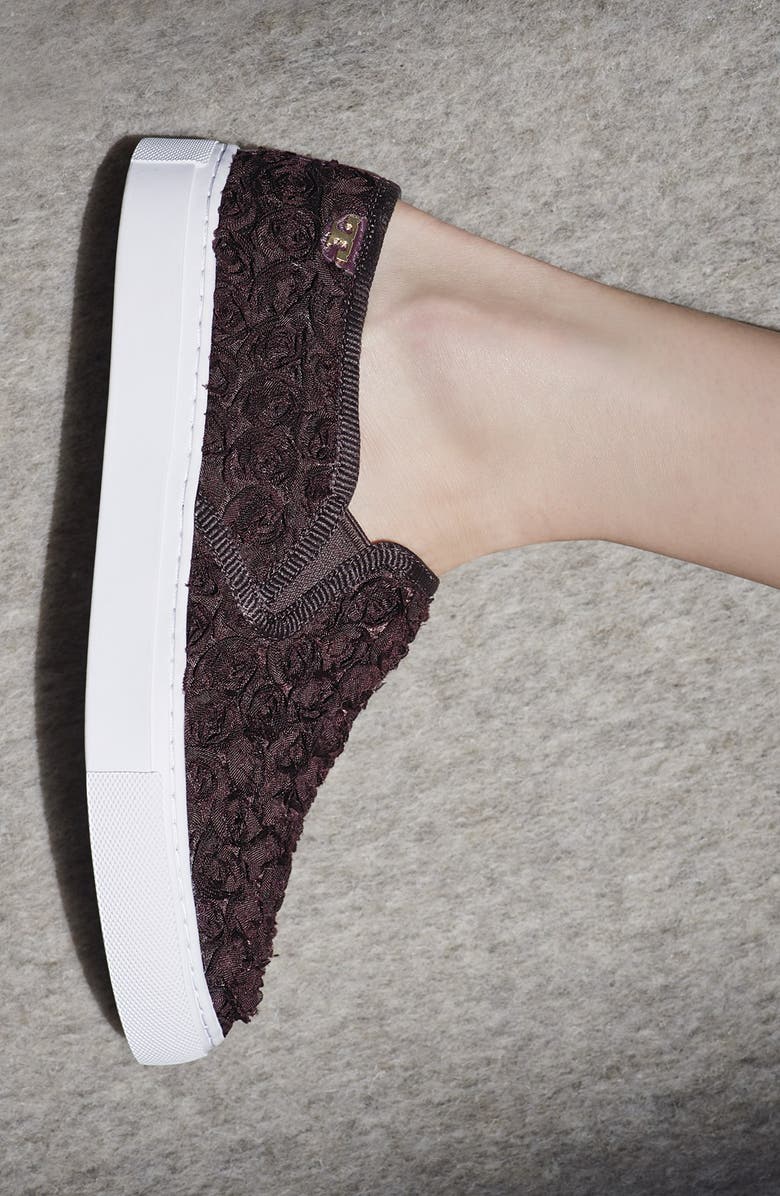 Tory Burch 'Rosette' Slip-On Sneaker, Alternate, color,