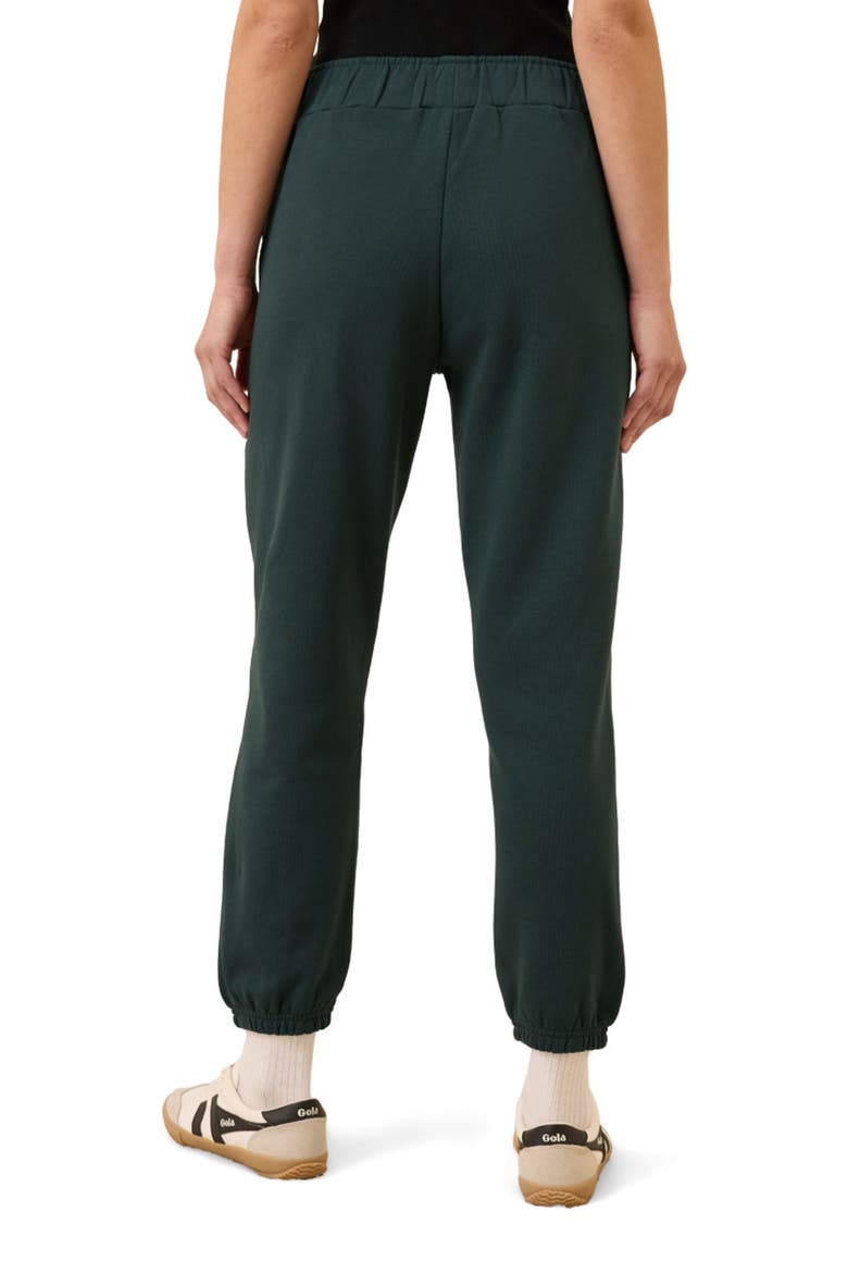 Organic Brushed Fleece Sweatpant, Alternate, color, Dark Spruce