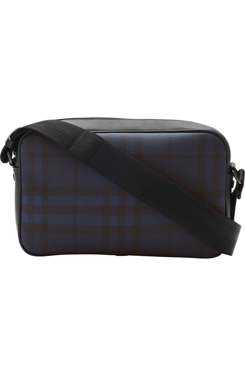 Burberry City Check Crossbody Bag, Alternate, color, Navy