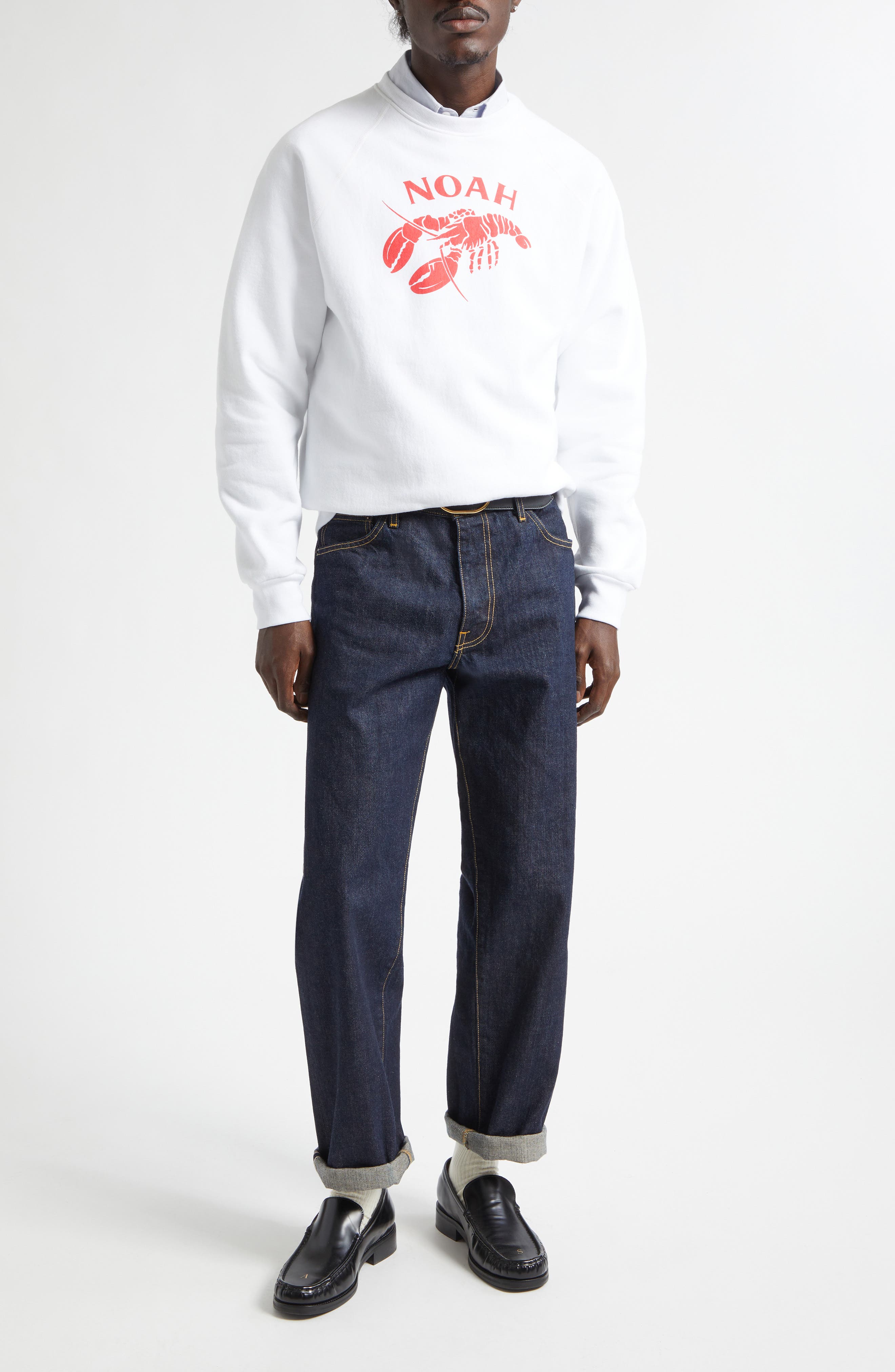 Selvedge Straight Leg Jeans - image 2