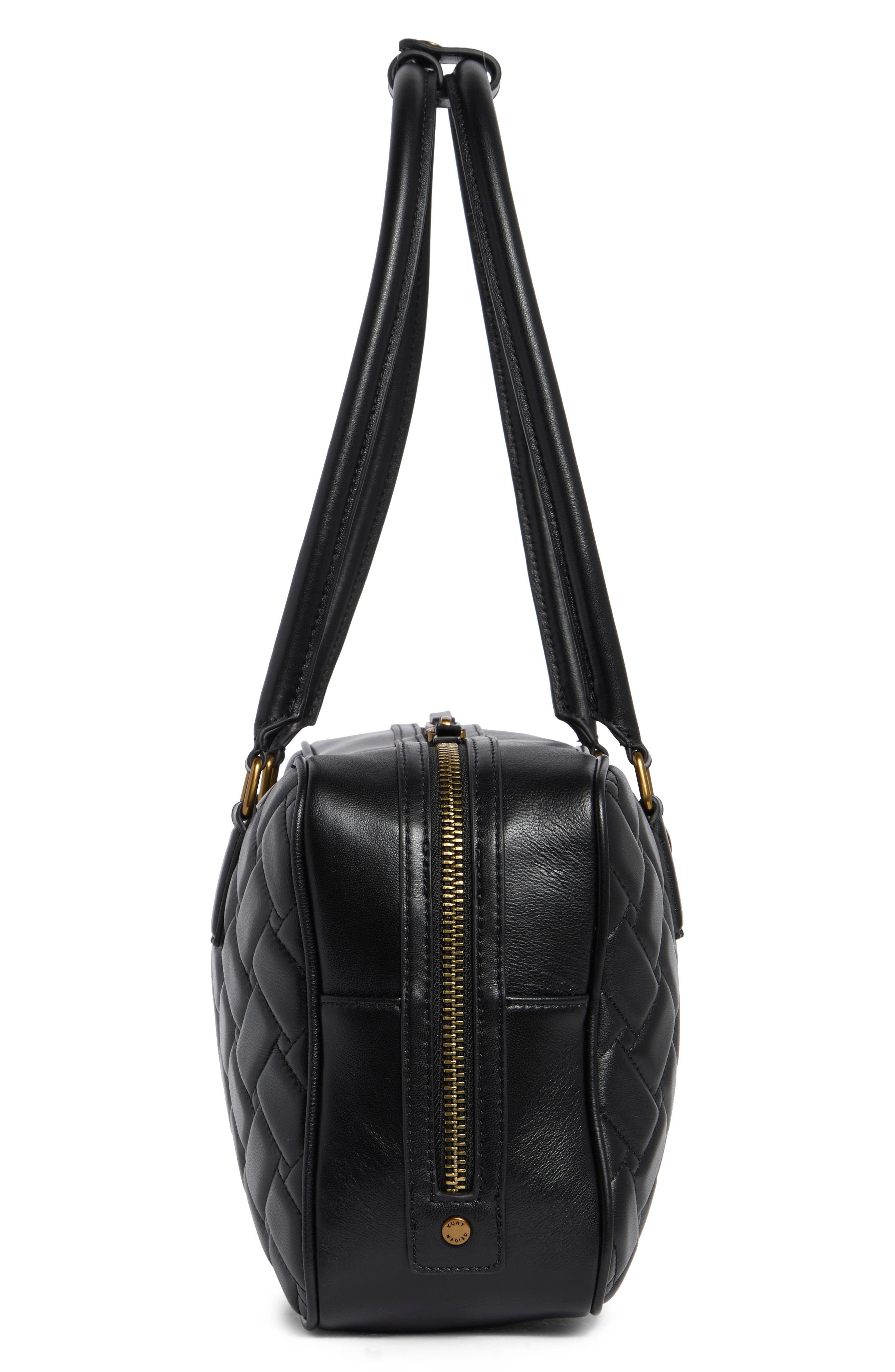Large Kensington Barrel Bag, Alternate, color, BLACK