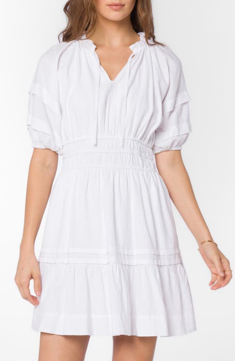 Donna Linen Blend Minidress