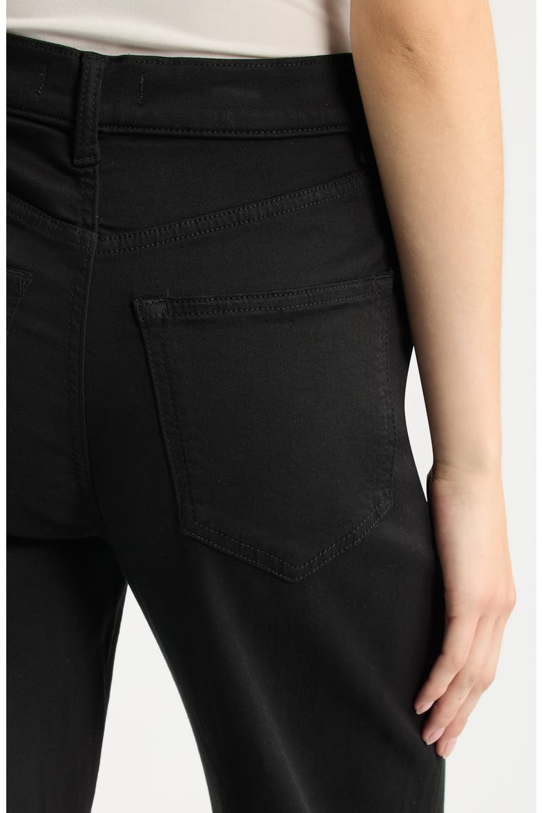 The California Wide Leg Jeans, Alternate, color, JET BLACK