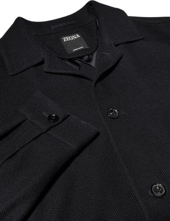 ZEGNA Jerseywear Wool & Silk Chore Jacket | Nordstrom