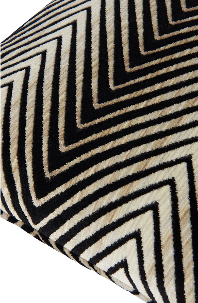 Missoni Home Ziggy 40x40 Cm Viscose Blend Zigzag Cushion, Alternate, color,