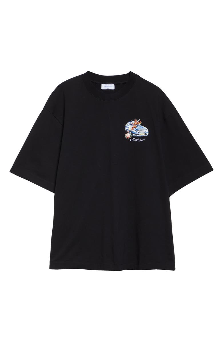 Off-White Fresco Arrow Skate Embroidered Graphic T-Shirt, Alternate, color, 