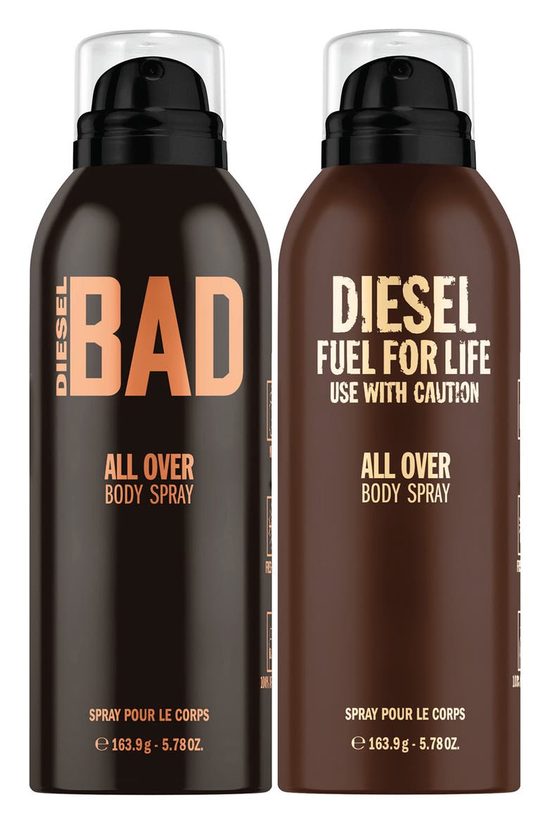 Bad/Diesel Fuel For Life 2-Piece Body Spray Set, Main, color, NO COLOR