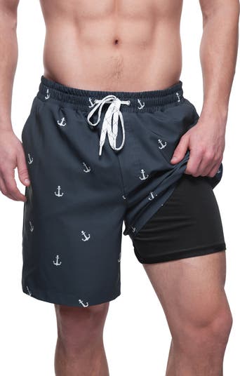 Compression Liner Stretch Swim Trunks UPF 50+