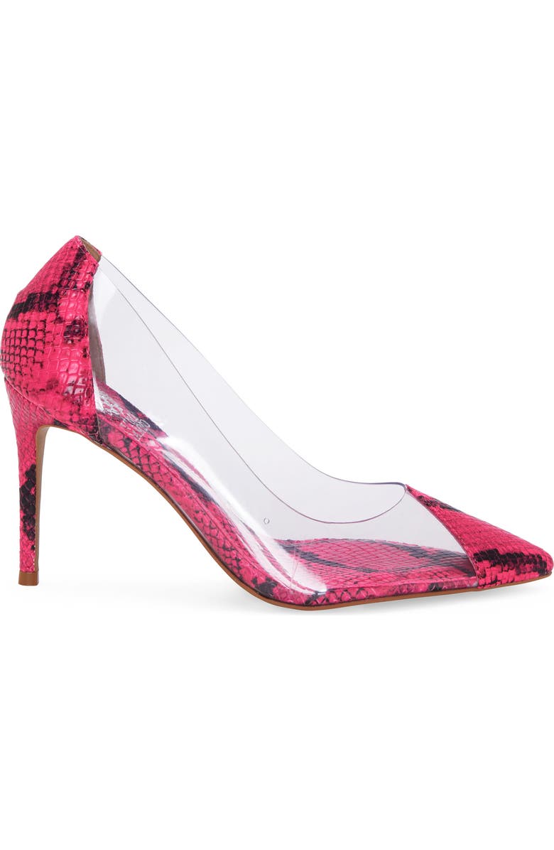 Vince Camuto Poised Cap Toe Clear Pump, Alternate, color,