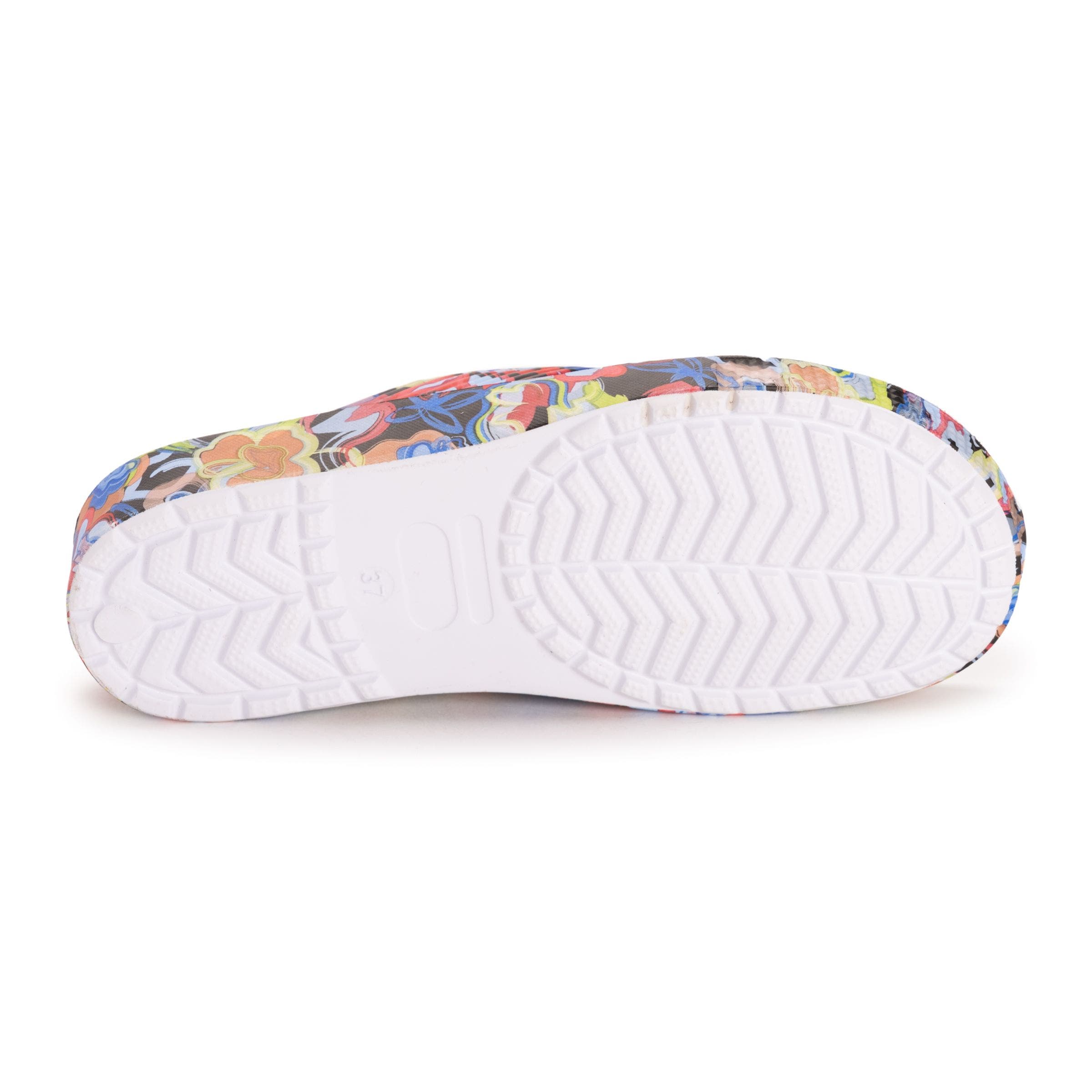MUK LUKS Spa Day Sandal, Alternate, color, Graffiti Floral