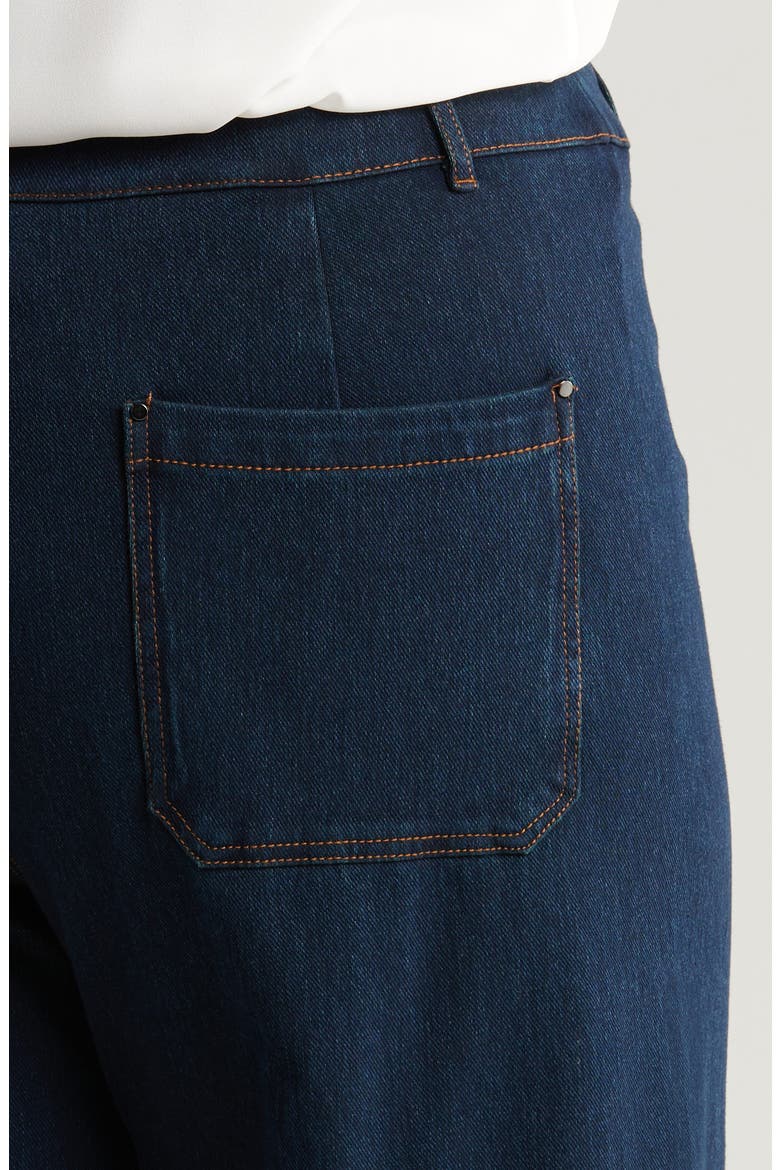 'Lyssentials Erin High Waist Wide Leg Pants, Alternate, color, MIDWASH