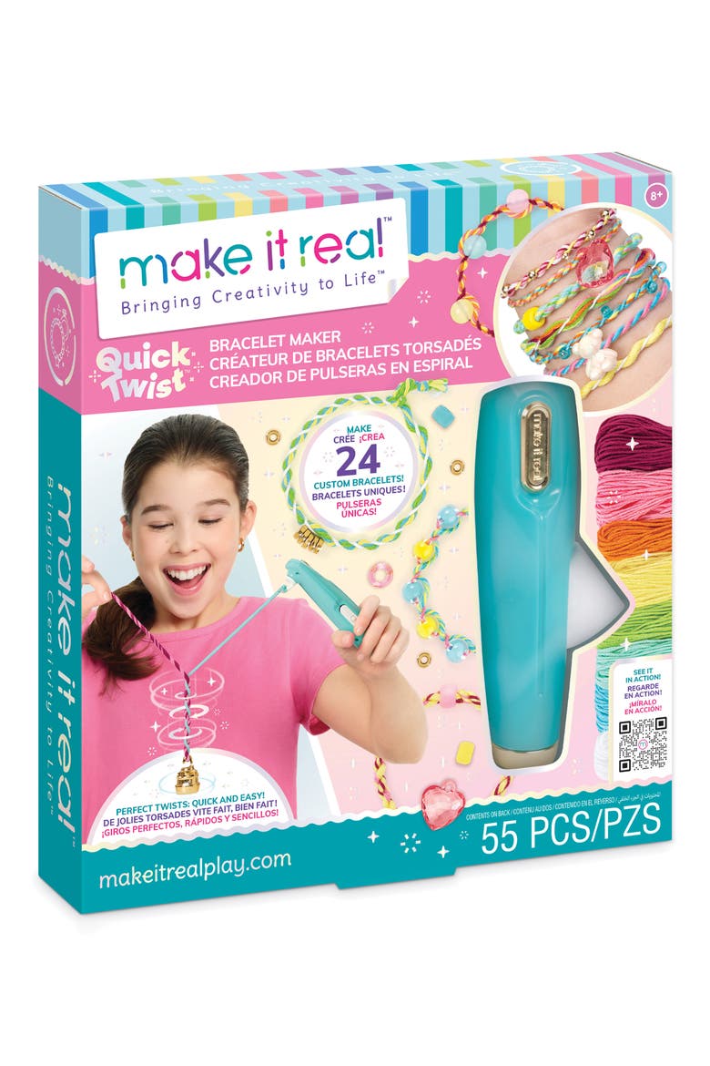 Kids' Swift Twist Bracelet Maker, Main, color, MULTI