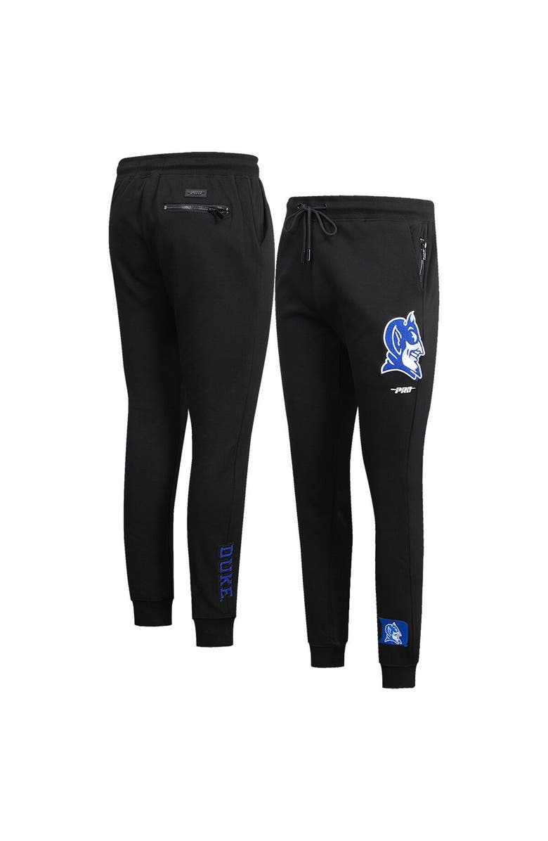 PRO STANDARD Men's Pro Standard Black Duke Blue Devils Classic DK Jogger Pants, Main, color, 