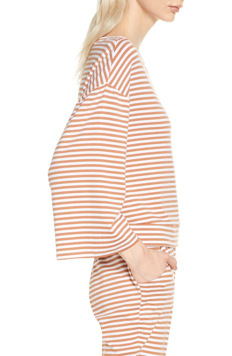 Eberjey Quincy Icon Pajama Top, Alternate, color, 