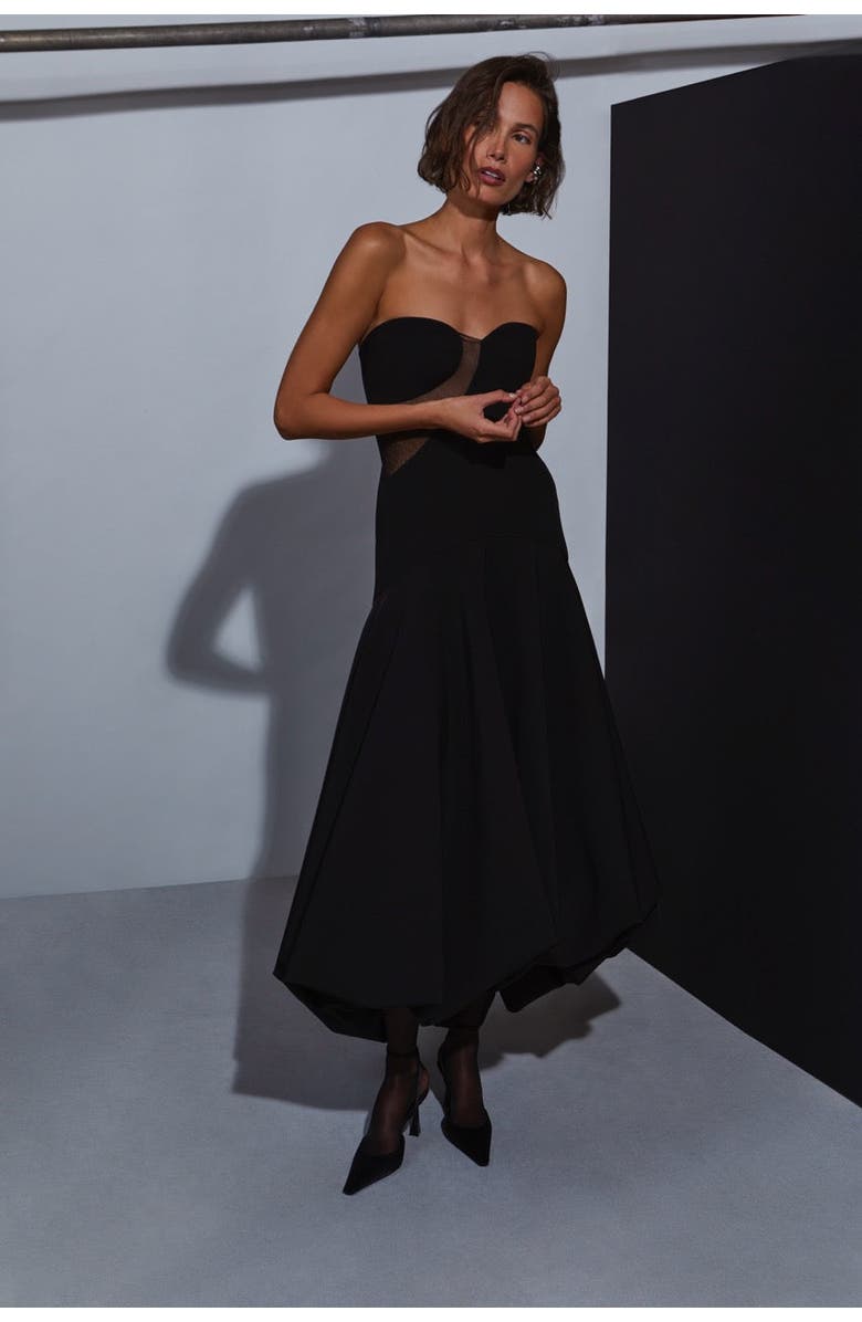 Et Ochs Daniella Bubble Dress, Alternate, color, Black