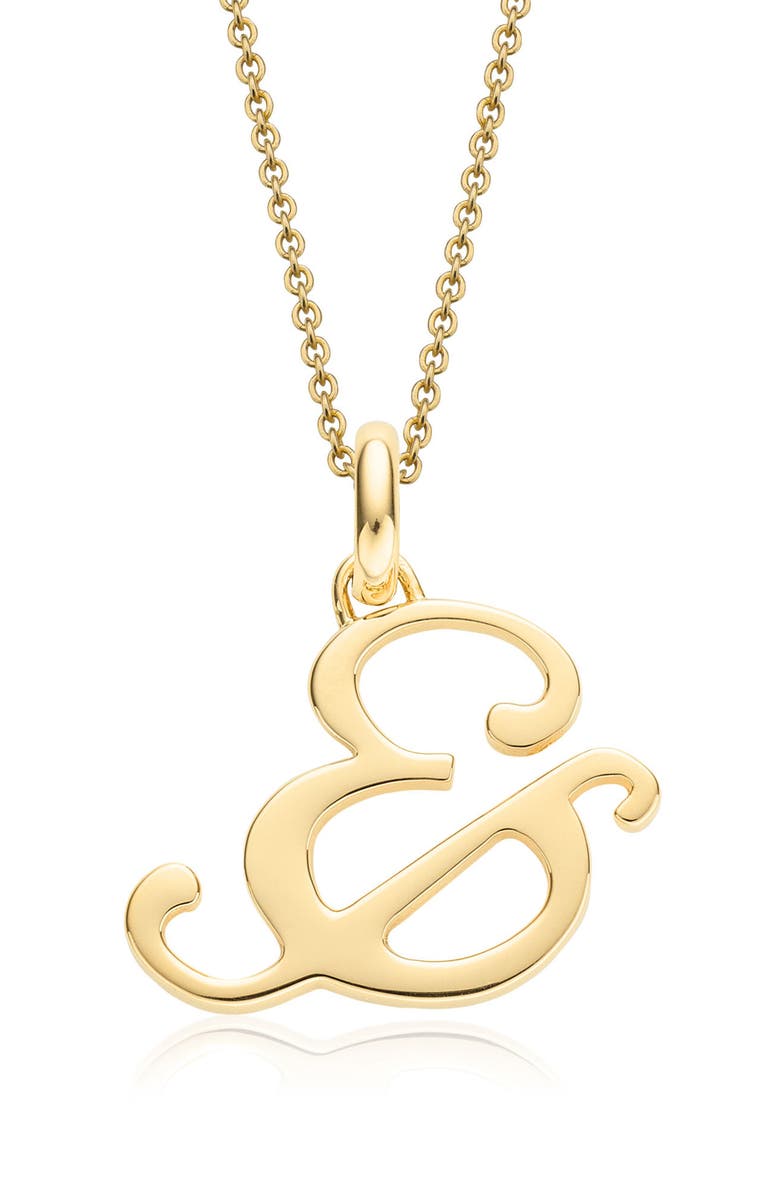 Monica Vinader Alphabet Pendant, Main, color,