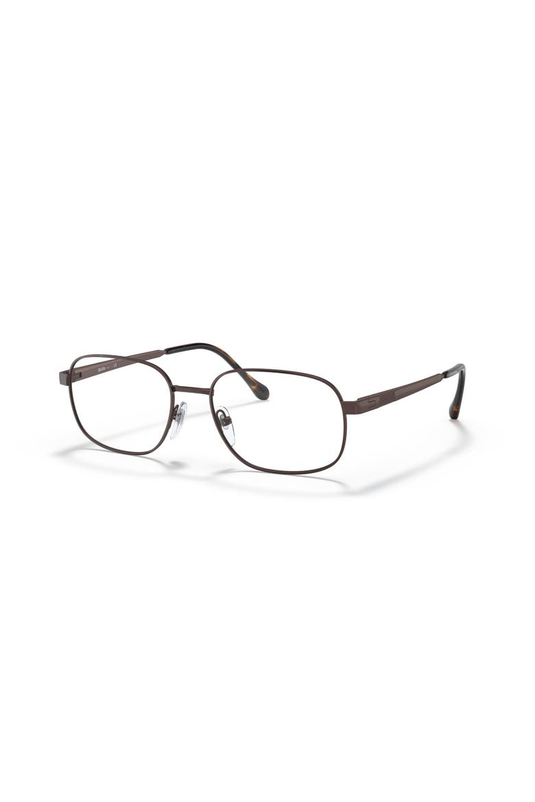 57mm Rectangle optical glasses, Main, color, Black