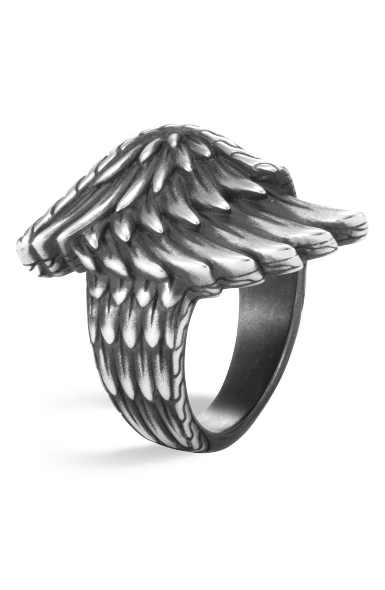 John Hardy Sterling Silver Eagle Wing Ring (Men) | Nordstromrack