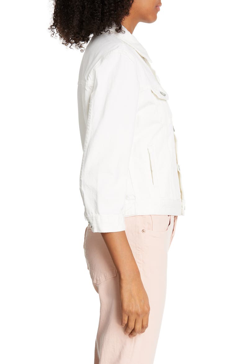 Zoey Crop Denim Jacket, Alternate, color, BIG EMPTY
