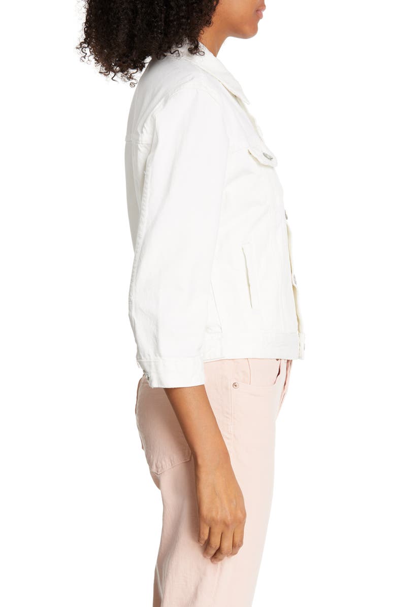 TRAVE Zoey Crop Denim Jacket, Alternate, color,