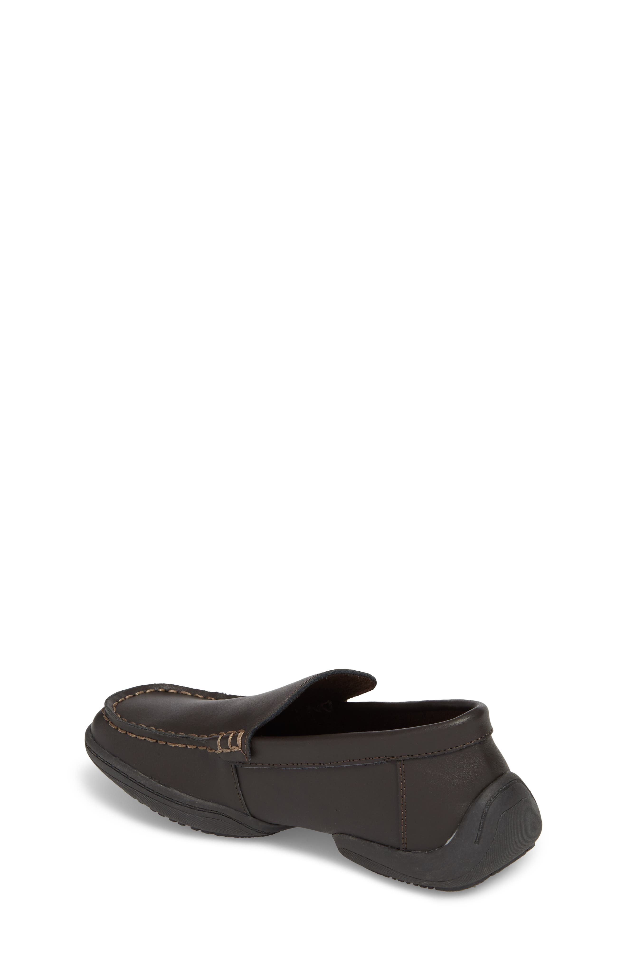 Driving Dime Moccasin, Alternate, color, DARK BROWN/BROWN