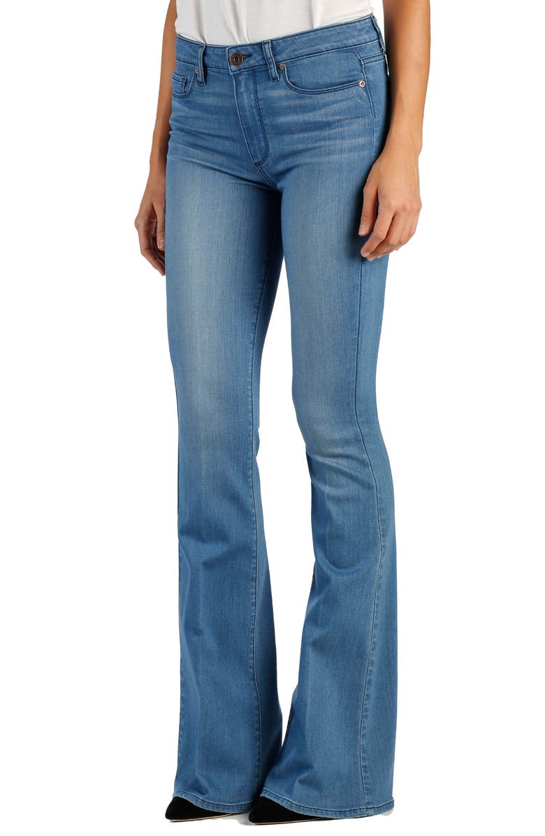 PAIGE Transcend - Bell Canyon High Waist Flare Jeans, Main, color, 