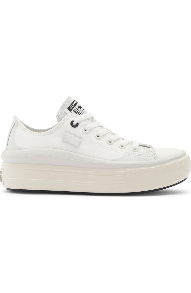 Converse Chuck Taylor<sup>®</sup> All Star<sup>®</sup> Move Low Top Platform Sneaker, Alternate, color, Vintage White/ Barely Grey