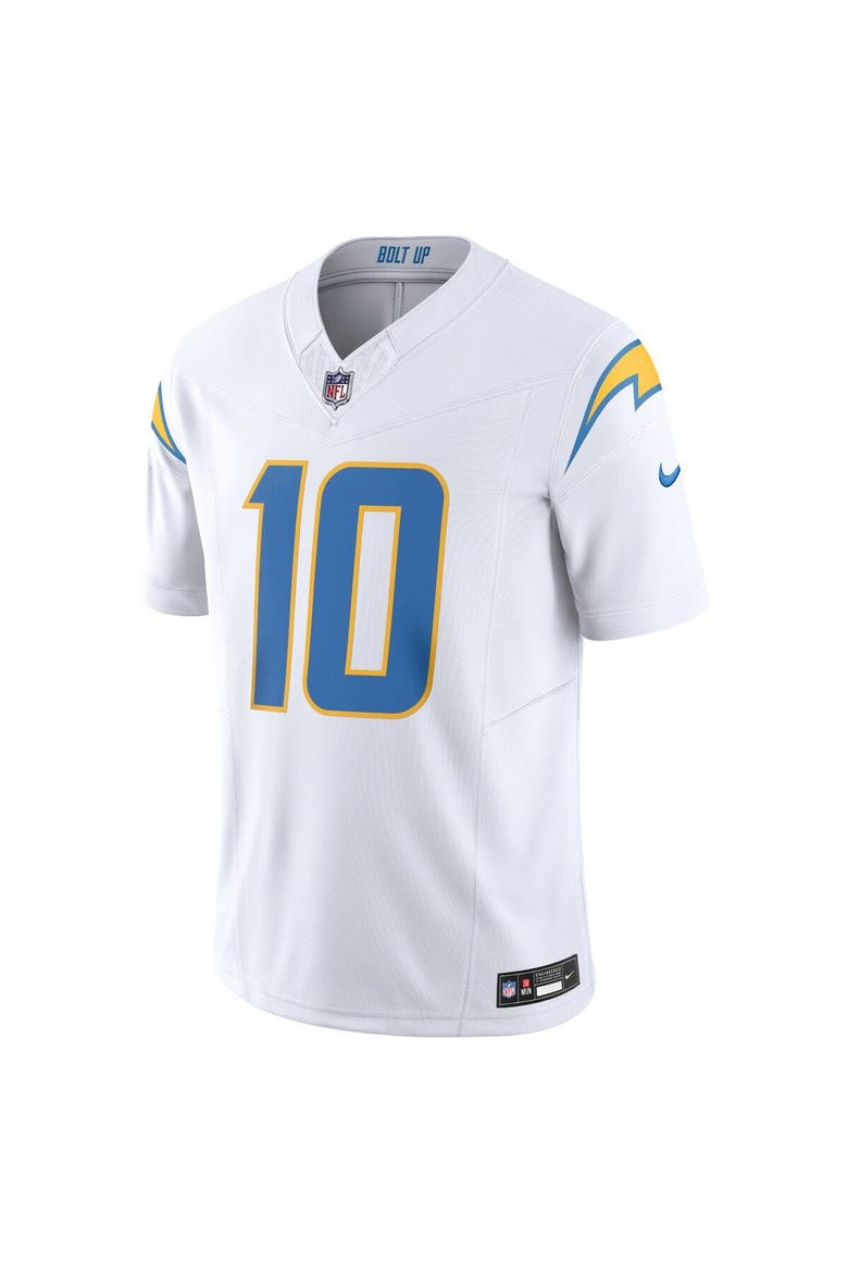 Men's Nike Justin Herbert White Los Angeles Chargers Vapor F.U.S.E. Limited Jersey, Alternate, color, White