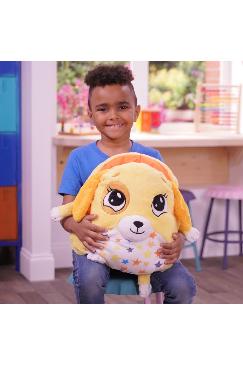 Plush Animals Yellow Dog Large, Alternate, color, Yellow
