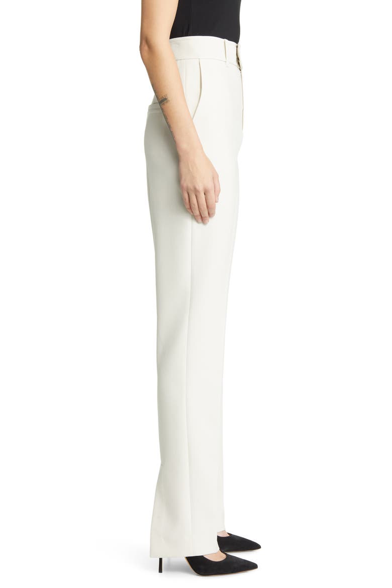 Amberot Slit Back Hem Slim Trousers, Alternate, color, NATURAL