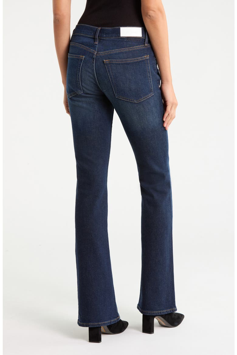 Low Rise Micro Bootcut Jeans, Alternate, color, BARELY WORN